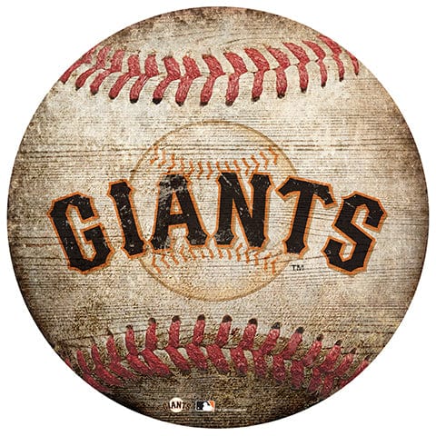 Fan Creations 12" Wall Art San Francisco Giants 12" Baseball Shaped Sign