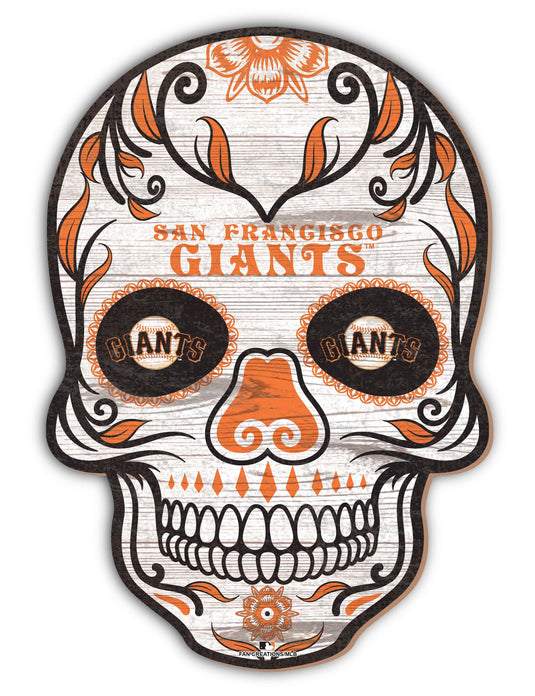 Fan Creations Holiday Home Decor San Francisco Giants Sugar Skull 12in