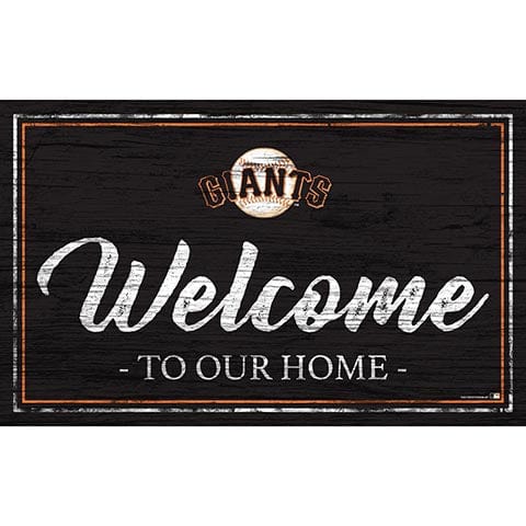 Fan Creations 11x19 San Francisco Giants Team Color Welcome 11x19 Sign