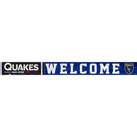 Fan Creations Strips San Jose Earthquakes 16in. Welcome Strip