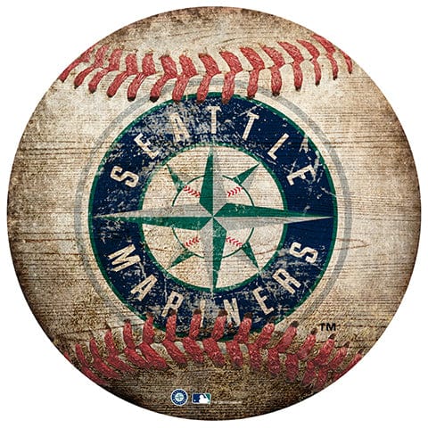 Fan Creations 12" Wall Art Seattle Mariners 12" Baseball Shaped Sign