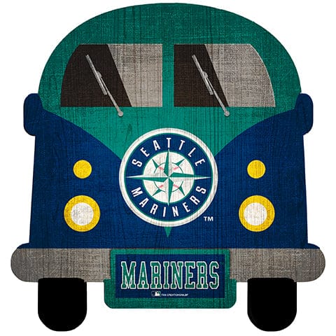 Fan Creations Team Bus Seattle Mariners 12" Team Bus Sign