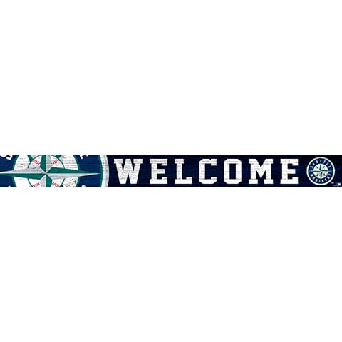 Fan Creations Strips Seattle Mariners 16in. Welcome Strip