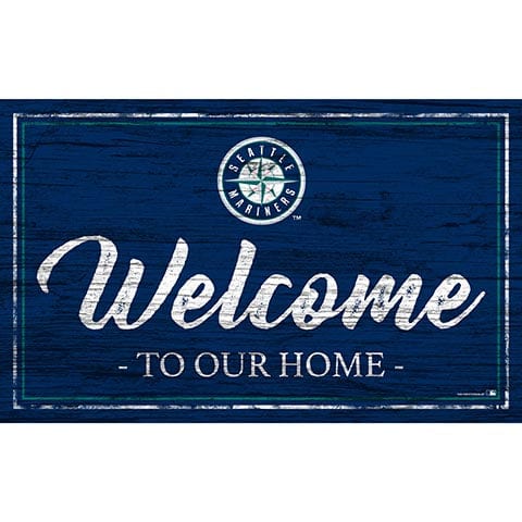 Fan Creations 11x19 Seattle Mariners Team Color Welcome 11x19 Sign