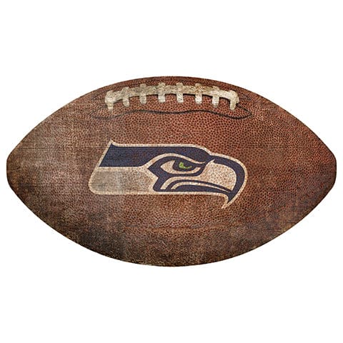 Fan Creations 12" Wall Art Seattle Seahawks 12" Football Shaped Sign