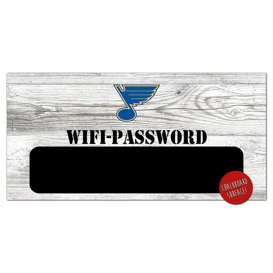 Fan Creations 6x12 Horizontal St.Louis Blues Wifi Password 6x12 Sign