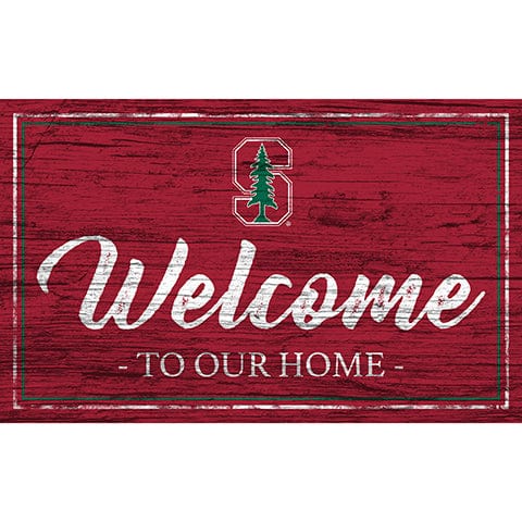 Fan Creations 11x19 Stanford Team Color Welcome 11x19 Sign