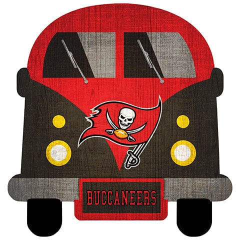 Fan Creations Team Bus Tampa Bay Buccaneers 12" Team Bus Sign