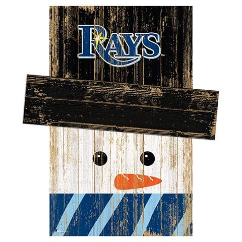 Fan Creations Large Holiday Head Tampa Bay Rays Snowman Head