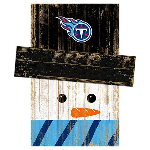 Fan Creations Large Holiday Head Tennessee Titans Snowman Head