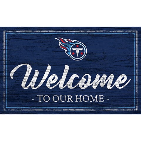 Fan Creations 11x19 Tennessee Titans Team Color Welcome 11x19 Sign