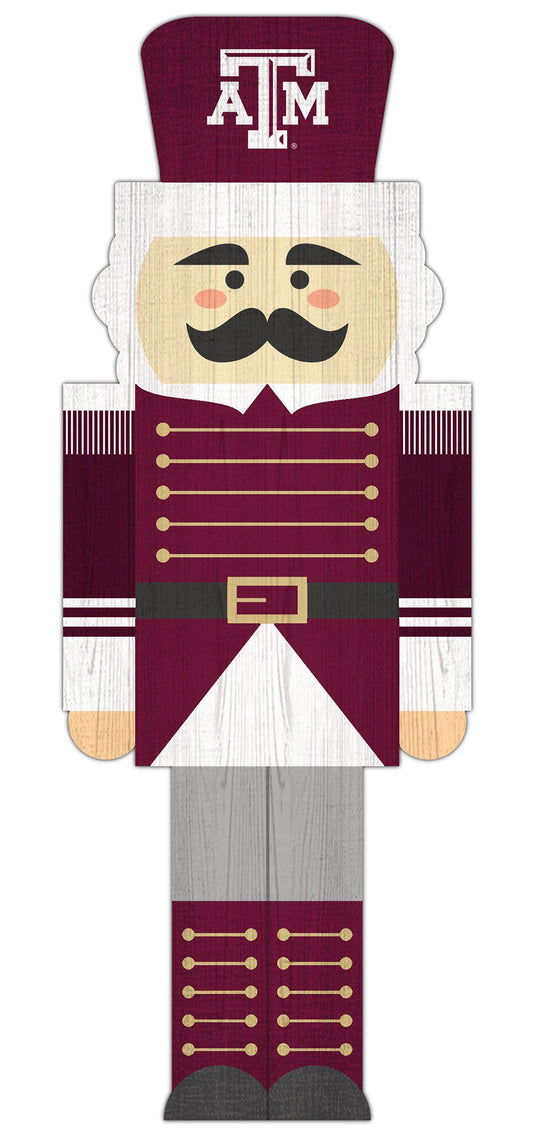 Fan Creations Holiday Home Decor Texas A&M Nutcracker 31in Leaner