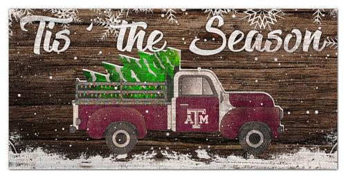 Fan Creations Holiday Home Decor Texas A&M Tis The Season 6x12