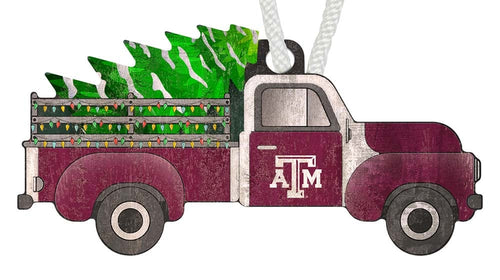 Fan Creations Holiday Home Decor Texas A&M Truck Ornament