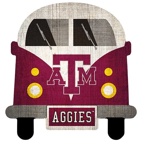 Fan Creations Team Bus Texas A&M University 12" Team Bus Sign
