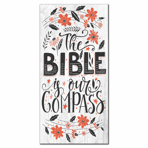 Fan Creations 6x12 Religious The Bible Is Our Compass 6x12