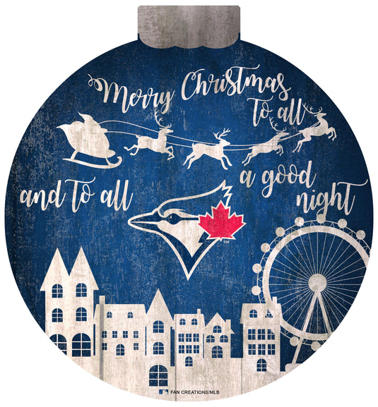 Fan Creations Holiday Home Decor Toronto Blue Jays Christmas Village 12in