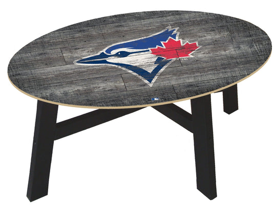 Fan Creations Home Decor Toronto Blue Jays  Distressed Wood Coffee Table