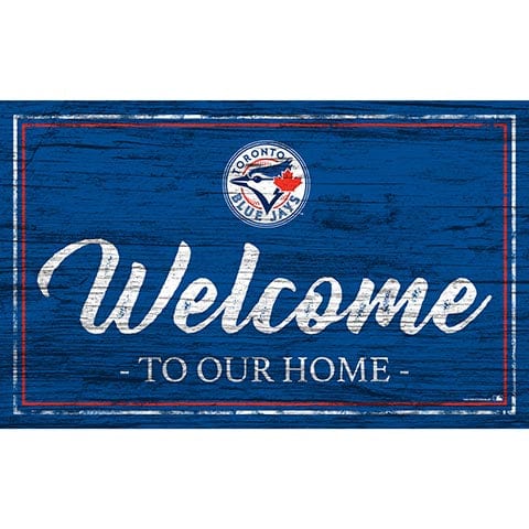 Fan Creations 11x19 Toronto Blue Jays Team Color Welcome 11x19 Sign