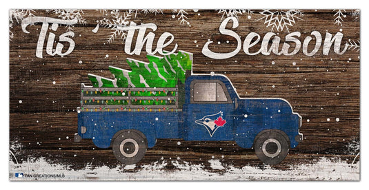Fan Creations Holiday Home Decor Toronto Blue Jays Tis The Season 6x12