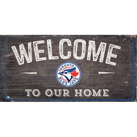 Fan Creations 6x12 Horizontal Toronto Blue Jays Welcome Distressed Sign