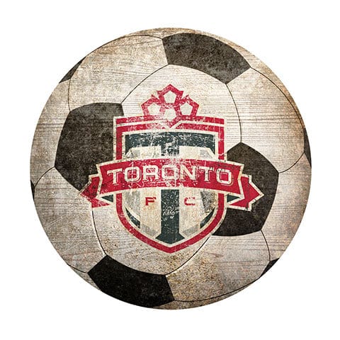 Fan Creations 12" Wall Art Toronto FC 12" Soccer Shaped Sign