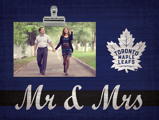 Fan Creations Desktop Stand Toronto Maple Leafs Mr & Mrs Clip Frame
