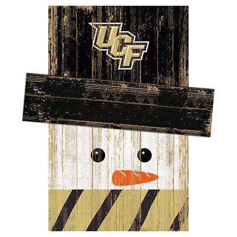 Fan Creations Large Holiday Head University of Central Florida (UCF) Snowman Head