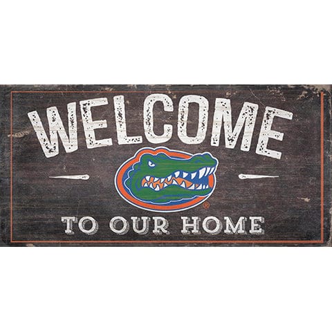 Fan Creations 6x12 Horizontal University of Florida Welcome Distressed 6 x 12