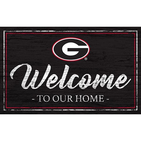 Fan Creations 11x19 University of Georgia Team Color Welcome 11x19 Sign
