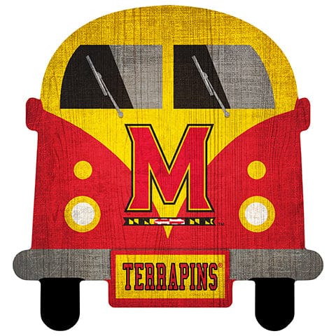 Fan Creations Team Bus University of Maryland 12" Team Bus Sign
