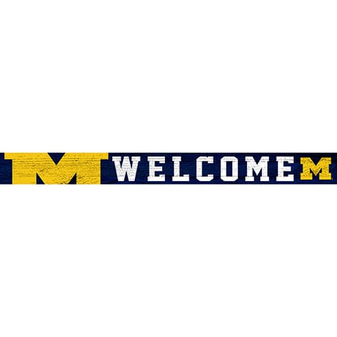 Fan Creations Strips University of Michigan 16in. Welcome Strip