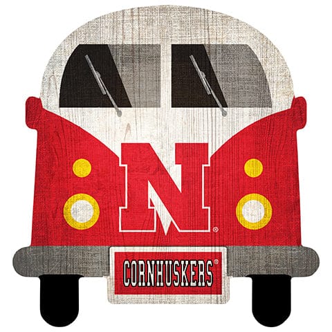 Fan Creations Team Bus University of Nebraska 12" Team Bus Sign
