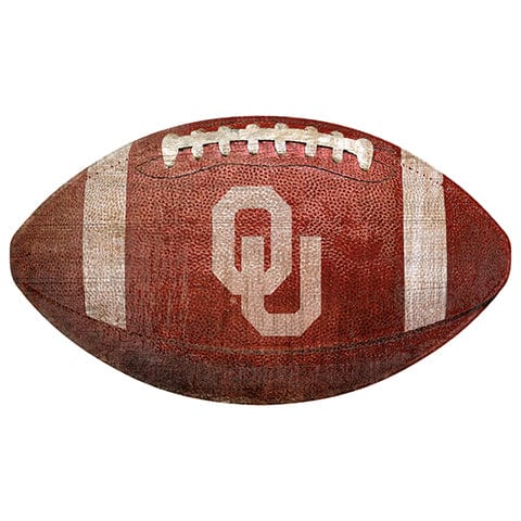Fan Creations 12" Wall Art University of Oklahoma 12" Football Shaped Sign