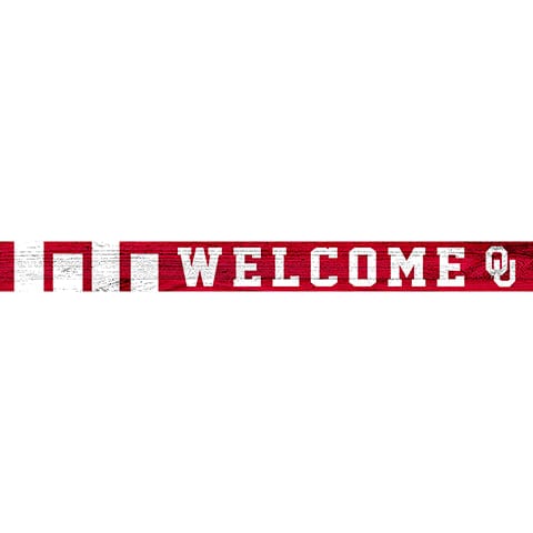 Fan Creations Strips University of Oklahoma 16in. Welcome Strip