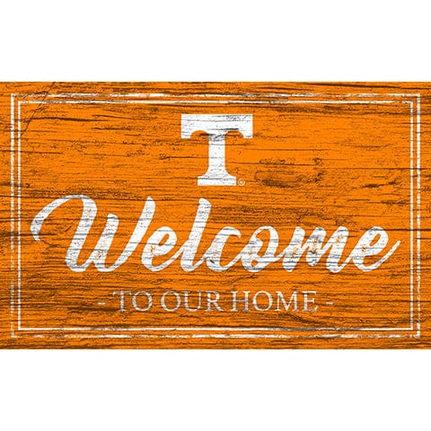 Fan Creations 11x19 University of Tennessee Team Color Welcome 11x19 Sign