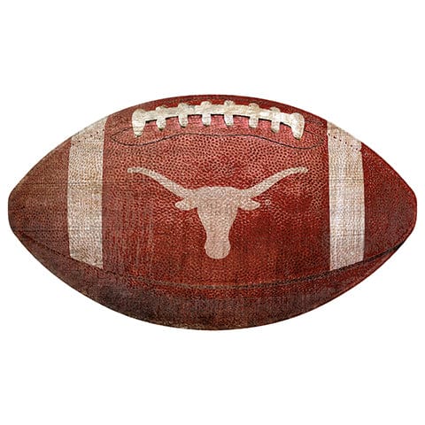 Fan Creations 12" Wall Art University of Texas 12" Football Shaped Sign
