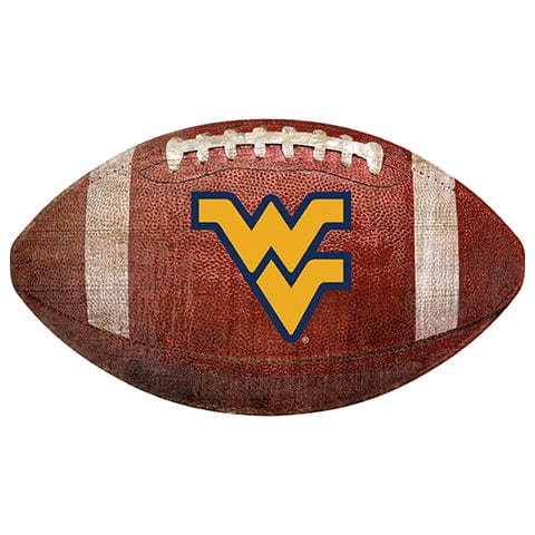 Fan Creations 12" Wall Art University of West Virginia 12" Football Shaped Sign