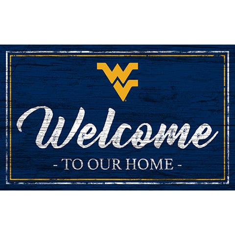 Fan Creations 11x19 University of West Virginia Team Color Welcome 11x19 Sign