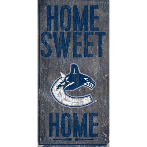 Fan Creations 6x12 Vertical Vancouver Canucks Home Sweet Home 6x12
