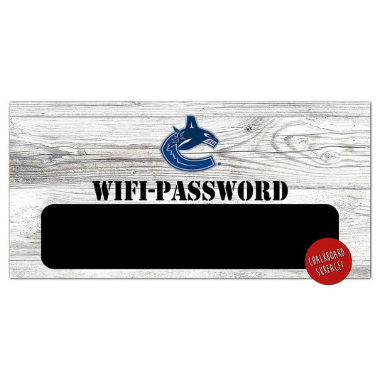 Fan Creations 6x12 Horizontal Vancouver Canucks Wifi Password 6x12 Sign