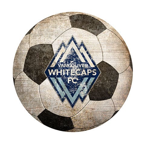 Fan Creations 12" Wall Art Vancouver Whitecaps 12" Soccer Shaped Sign