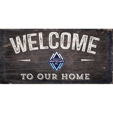 Fan Creations 6x12 Horizontal Vancouver Whitecaps Welcome Sign
