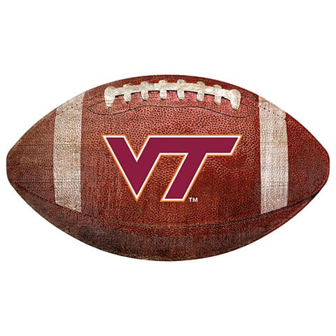 Fan Creations 12" Wall Art Virginia Tech University 12" Football Shaped Sign