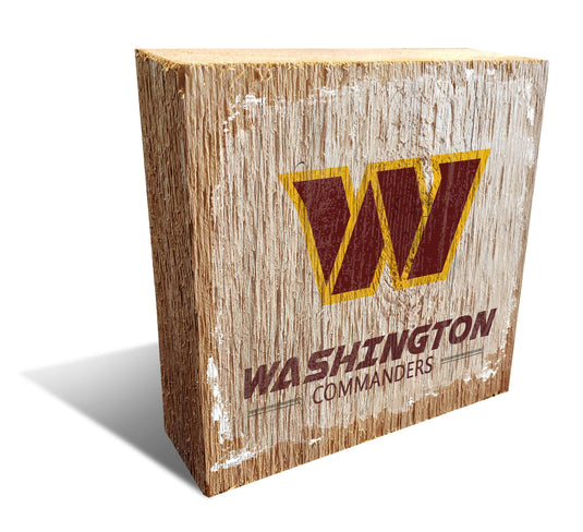 Fan Creations Desktop Stand Washington Commanders Team Logo Block