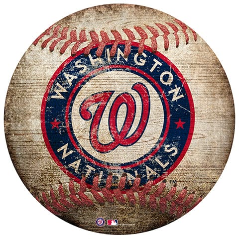Fan Creations 12" Wall Art Washington Nationals 12" Baseball Shaped Sign