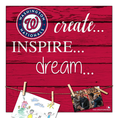 Fan Creations Desktop Stand Washington Nationals Create Dream Inspire 18x18