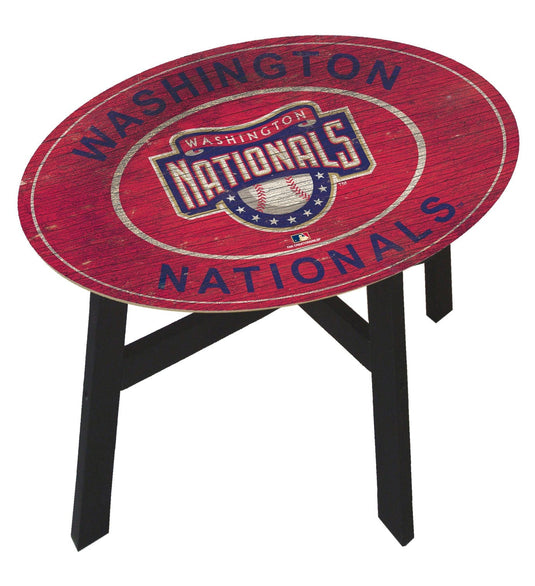 Fan Creations Home Decor Washington Nationals  Heritage Logo Side Table