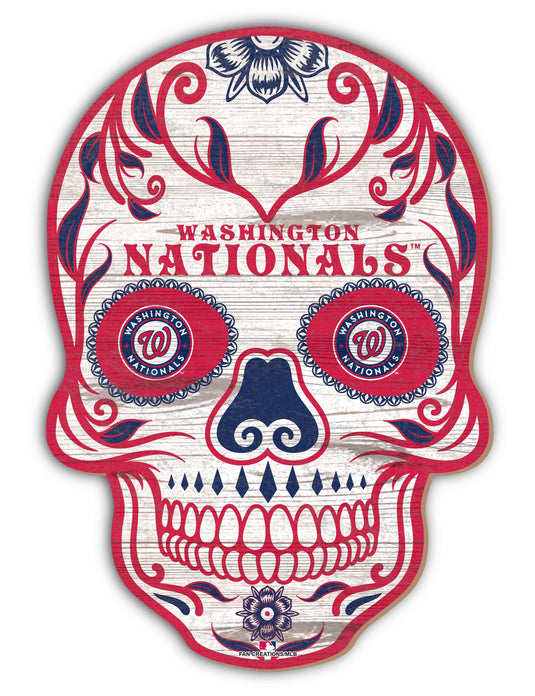 Fan Creations Holiday Home Decor Washington Nationals Sugar Skull 12in