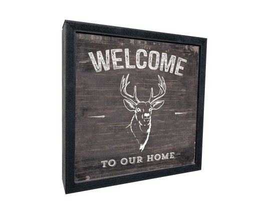 Fan Creations Functional Home Decor Welcome Deer Concealment Décor